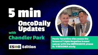 Paolo Tarantino on Breakthroughs in Triple Negative Breast Cancer | ESMO 2023 Highlights