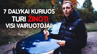 7 DALYKAI, KURIUOS PRIVALO ŽINOTI KIEKVIENAS VAIRUOTOJAS!  | butomis | Pildyk