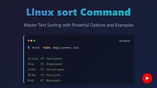🔥Sort Command in Linux: Master Text Sorting in Minutes!🔥