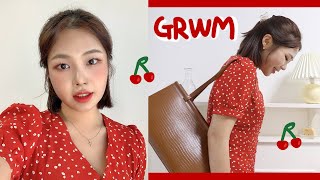 GRWM 내적친밀감 상승하는 반말로 하는 사투리ver. 겟레디 같이 준비할..래?🍉🍒