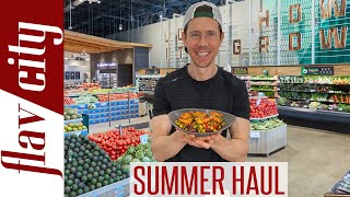 Healthy Summer Grocery Haul With Easy Recipes - Shop With Me & Cook!