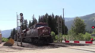 06.12.23 Two CPKC Trains at Malakwa BC ft. SD40-2 Trio!