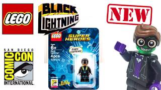 Lego 2018 San Diego Comic Con DC Black Lightning Minifigure Revelead