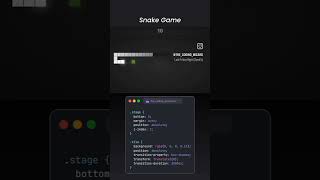 🔥 Build a Snake Game Using HTML, CSS & JavaScript | Step-by-Step Web Game Tutorial 🎮 #coding