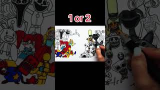 Zoonomaly 2 vs Poppy Playtime Chapter 3 Coloring Pages / How to color All main bosses