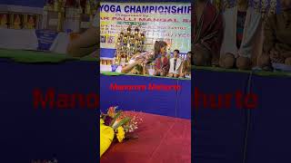 Advanced posture hand balancing yoga posture.(champion of champion krishnanagar)