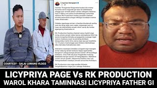 LICYPRIYA PAGE Vs RK PRODUCTION WAROL KHARA TAMINNASI LICYPRIYA FATHER DAGI