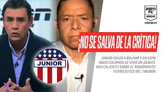 #Junior goleó a #Bolívar pero ¡no se salva de la crítica en #ESPNRadioColombia!