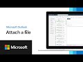 Learning the new Outlook: Attaching files