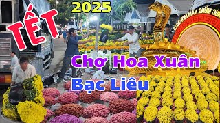 Chợ Hoa Xuân 2025 Bạc Liêu Người Khó Khăn Nhận Quà Tết 2025 Tấm Lòng Nhà Hảo Tâm | Khương Nhựt Minh