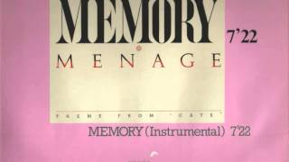 Menage Memory Instrumental  HQ Sound 1983 Remasterd By B v d M 2013