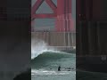 As good as it got under the Golden Gate Bridge. #sanfrancisco #fortpoint #surfing #perfectwave