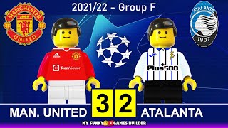 Manchester United vs Atalanta 3-2 • Champions League 2021/22 • All Goals & Hіghlіghts Lego Football