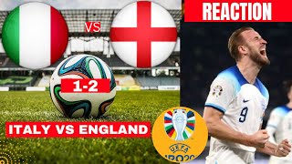 Italy vs England 1-2 Live Stream UEFA Euro Qualifiers Football Match Today Score Highlights Vivo