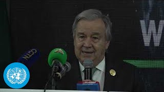 UN Secretary-General \u0026 Pakistan Prime Minister joint press encounter | United Nations | #COP27