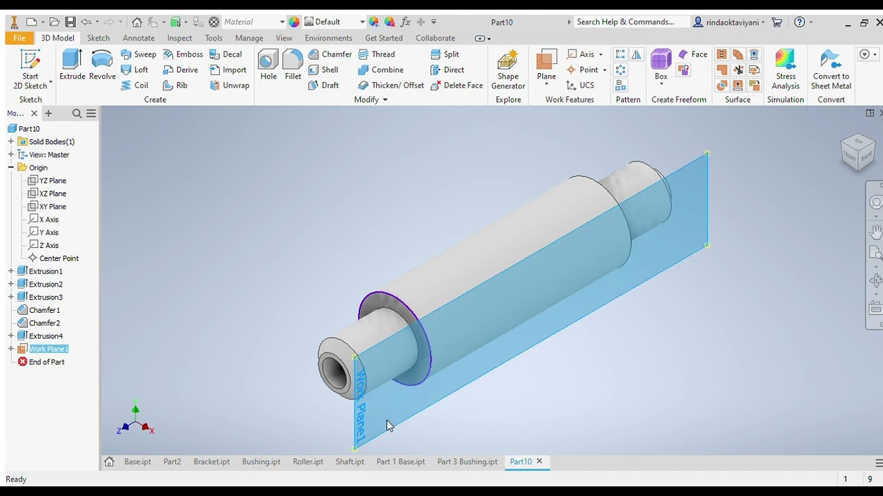 CARA MEMBUAT BELT ROLLER SUPPORT || PART 5 SHAFT - YouTube