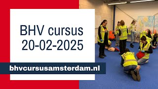 BHV cursus Amsterdam 20-02-2025