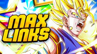 (Dokkan Battle) 100% MAX LINKS SUPER EZA AGL SUPER VEGITO COMPLETE OVERVIEW AND SHOWCASE!