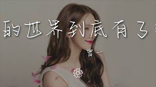 曾一 - 你的世界到底有了誰『你的世界到底有了誰』【動態歌詞Lyrics】