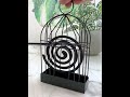 creative mosquito coil holder nordic style birdcage shape summer day iron mosquito repellent