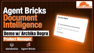 Agent Bricks Document Intelligence Demo: From PDFs to Governed Insights (w/ Databricks PM)