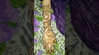 Floral Bridal Mehendi Design 💖#foryou #mehndi #shorts #shortvideo