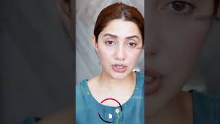 Main Ne Kbi Bhi Eyebrow Ni Bnwaye | Mahira Khan Makeup & Skincare Beauty Tips | Shorts | Hanky Panky
