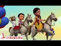 Gurram Gurram Chalaki Gurram | Telugu Rhymes for Children | Infobells