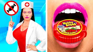 How To Sneak Food Into Hospital | Funny Food Situations by BaRaFun Challenge