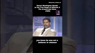 Denzel Washington Speaks on the True Image of Malcolm X (1992)