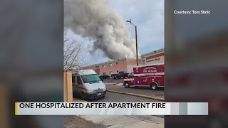 Albuquerque Fire Rescue: One injured in two-story Albuquerque apartment fire