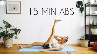 15 MINUTE AB WORKOUT At Home No Equipment