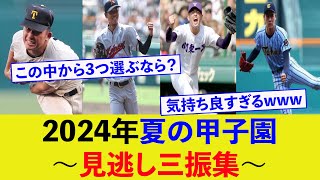 2024年夏の甲子園見逃し三振集～この中から3つ選ぶなら？？～