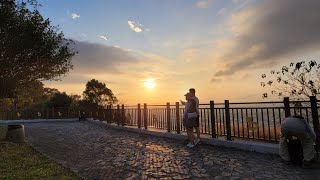 夕陽美如畫 清風醉晚霞 故鄉山川 故鄉情 丘逢甲紀念公園 彩霞 2023-01-14