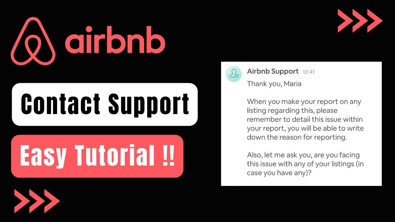 How To Contact Airbnb Support ! - YouTube