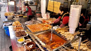 새벽 3시까지 영업하는 분식집? 대구 봉덕시장 떡볶이, 튀김, 순대 (대구 맛집) Tteokbokki, Sundae, Korean street food