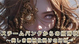 【作業用BGM】スチームパンクからの招待状 〜美しき機械仕掛けの幻想〜 | 1時間ループ・力強いスチームパンク調のケルト音楽8曲