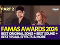 FAMAS Awards 2024 | Best Original Song, Best Editing, Best Cinematography, Best Screenplay & more