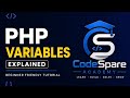 PHP Variables Explained 🔥 Beginner Friendly Tutorial | Learn PHP Step by Step