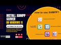 Install XAMPP Server on Windows 11 in 5 Minutes or Less (2024 Updated Guide) #xampp #php #mysql