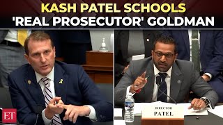 ‘You are part of the Epstein cover-up’: Kash Patel vs Goldman’s explosive clash at fiery FBI hearing
