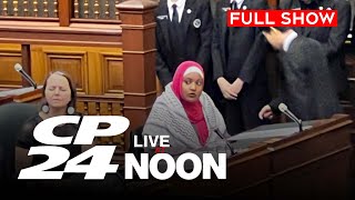 MPP asked to leave Ontario legislature for wearing keffiyeh | CP24 Live at Noon for Apr. 25, 2024