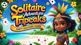 Solitaire Adventure Tripeaks | Unity Solitaire Game | Unity Card Game Template | 2D Game Unity