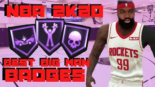 NBA 2K20 HOW TO DUNK EVERYTIME BEST BADGES AS A BIG MAN ( ANIMATIONS INCLUDED) + TUTORIAL