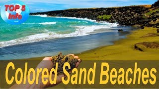 Top 5 Most Spectacular Colored Sand Beaches Around the world