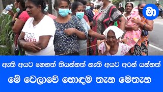 අසරණ මිනිස්සුන්ට අරන් යන්න බඩු තියෙන තැන