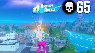 65 Elimination Solo vs Squads Win (Fortnite Chapter 3 Full Gameplay Season 4)