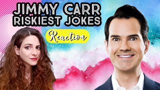 American Reacts - JIMMY CARR -  Riskiest Jokes - Vol. 1