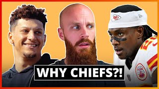 CB facing LEGAL trouble RE-SIGNS with Chiefs! Mahomes laughs about Tyreek’s podcast and more