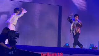 211202 (I need u + Save Me - teasing Jimin continues 😂😂) fancam BTS PTD on stage LA Final show